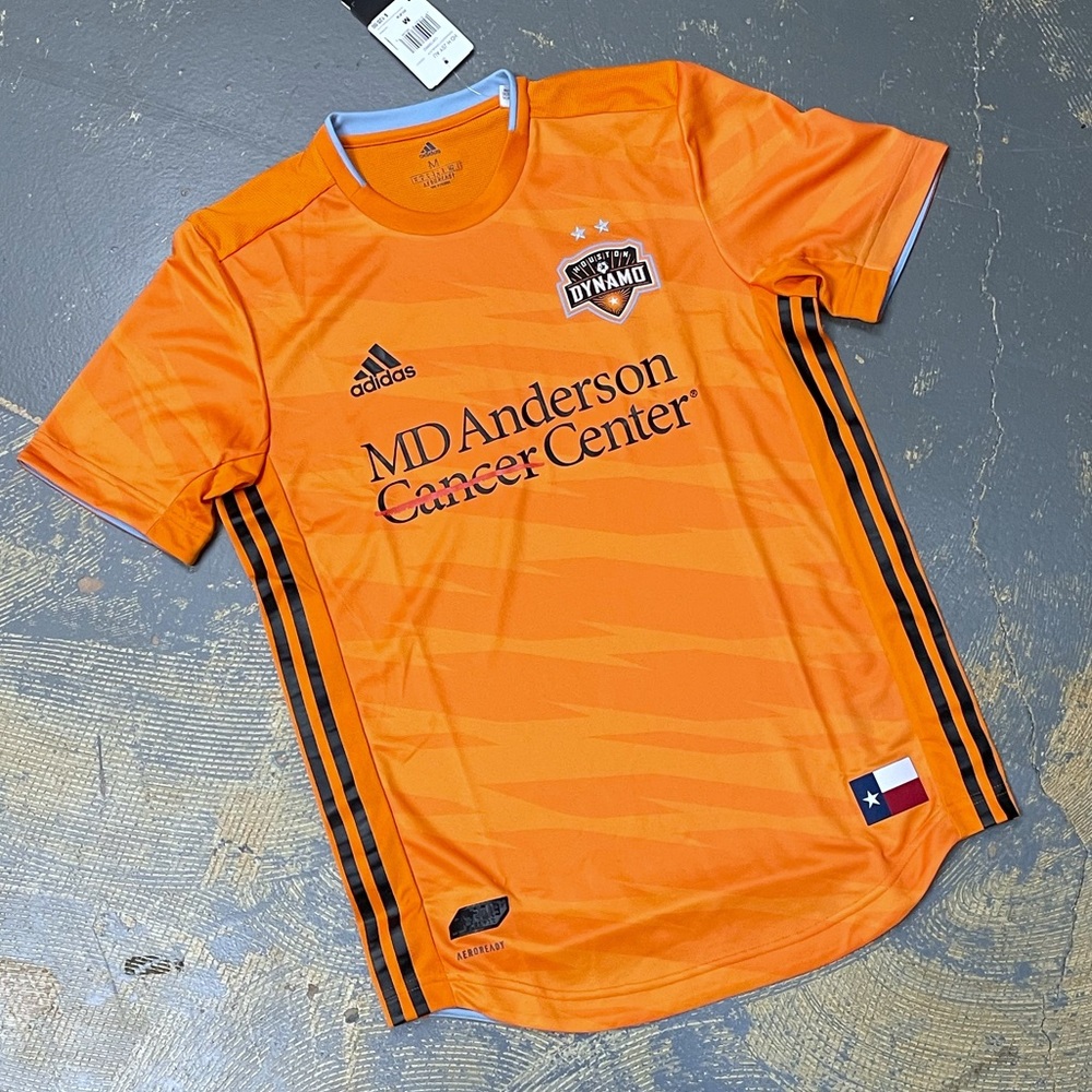 Adidas Houston Dynamos Orange Soccer Jersey Medium GE5924 Texas